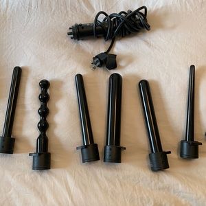 6 in 1  curling wand set!